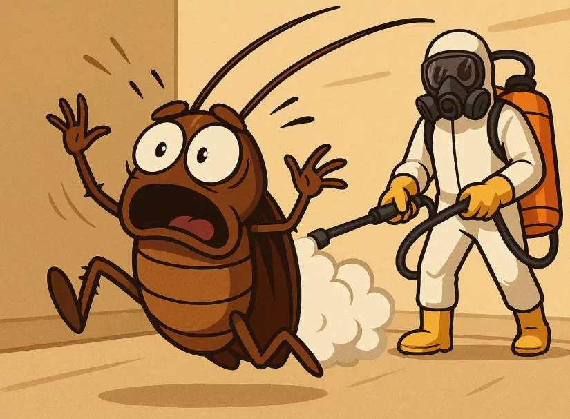 Как подготовить квартиру к обработке от тараканов?