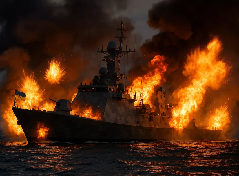 "Это водный "Рубикон", я предупреждал": Россия потопила военный корабль ВСУ. Новые элитные войска в зоне СВО. На фронте взвыли