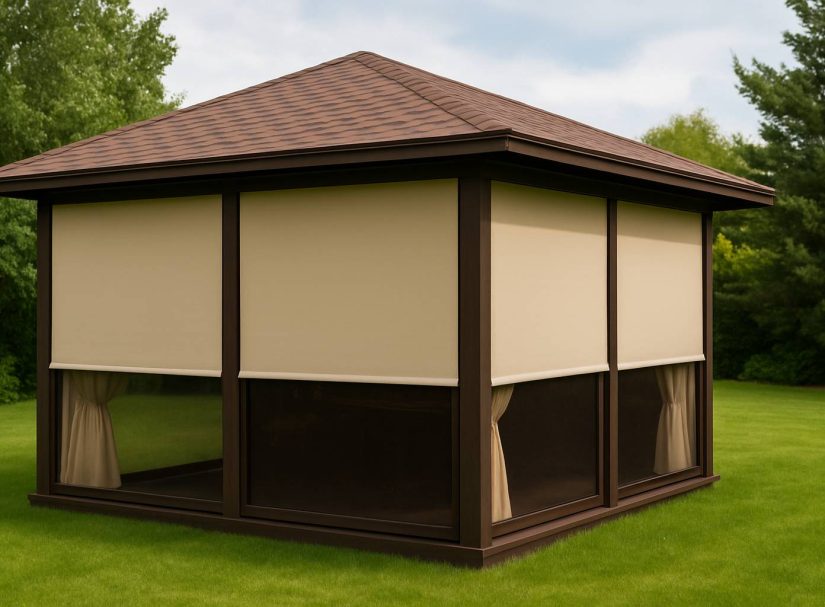 Уличные шторы для беседок и веранд: комфорт и защита в любое время года