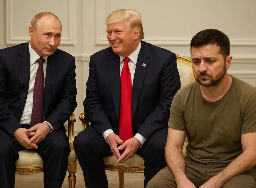 Путин, Трамп и Зеленский в одной комнате: Как грамотно расставить три фигуры на одной доске?