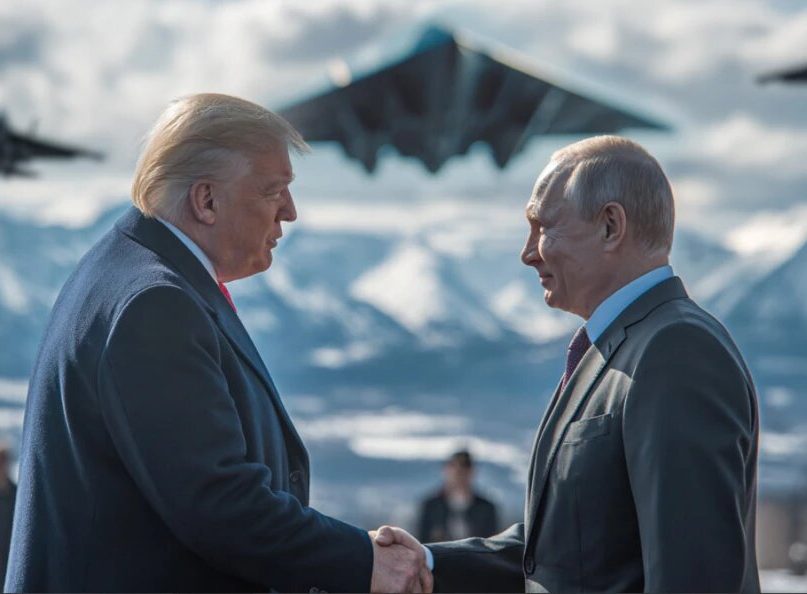 "Если бы между НАТО и Россией вспыхнула война": NI пояснил, почему Путина не напугали истребители F-22 на Аляске