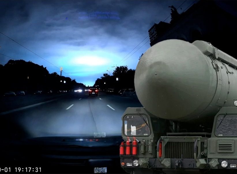 По Днепру ударили стратегической ракетой Ярс? Вспышка в небе - и город погрузился во тьму