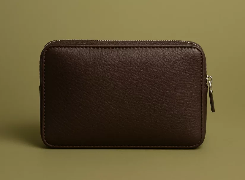 Барсетка из кожи: Как один аксессуар укрощает хаос в твоём кармане