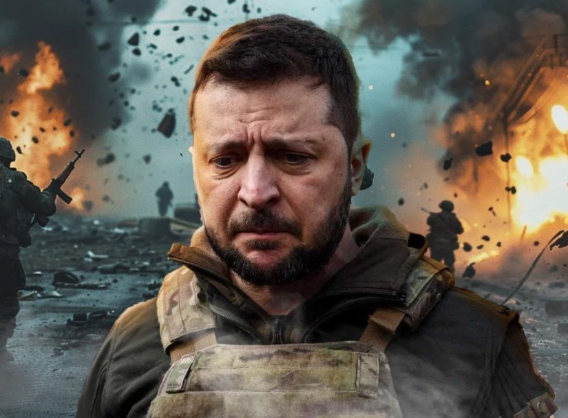 Зеленский на растяжке – решили переиграть Путина. Сладков – про киевских юмористов и бомбы для Киева