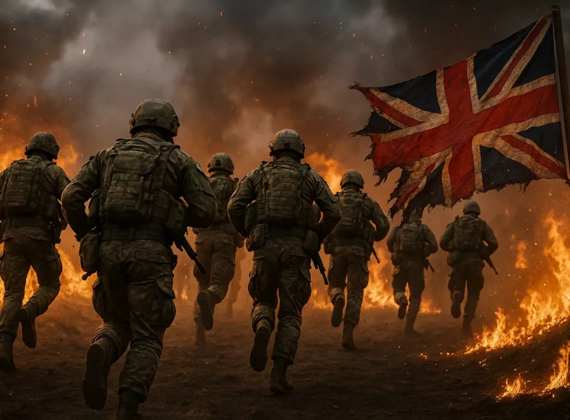 Британские войска уже готовятся вторгнуться в Россию. Но будут уничтожены