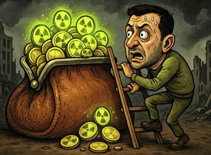 Штаты подсунули Зеленскому радиоактивные доллары