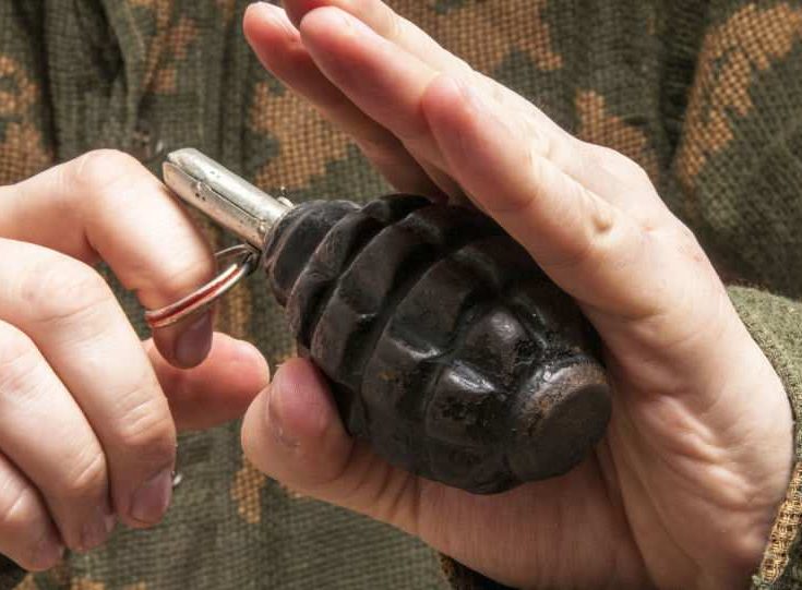 Жуткие кадры: появилось видео подрыва гранаты в ТЦК Одессы (Видео)