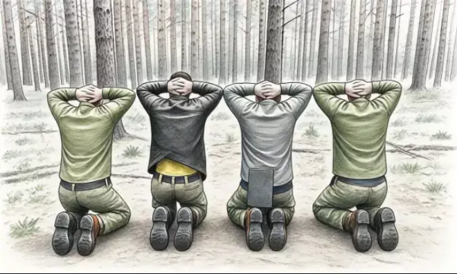 Наглый боец ВСУ демонстрировал оскорбительные жесты российским воинам и получил по заслугам (Видео)