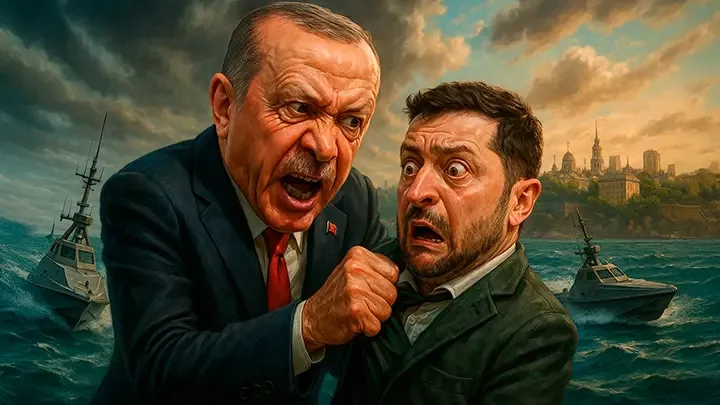 Три удара в спину Эрдогана: как Зеленский случайно похоронил «зерновую сделку» и открыл ящик Пандоры в Чёрном море