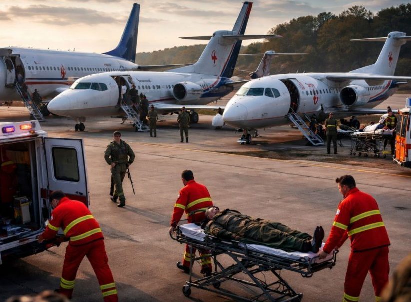 Массовый прилёт санитарных самолётов НАТО в Жешув: удар по наёмникам и ВСУ в Сумах
