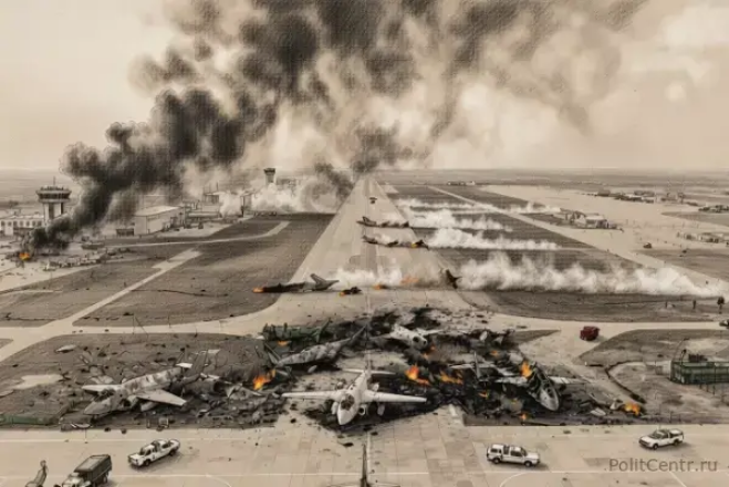 Вот это "кузькина мать"! "Искандер" нанес удар по секретной авиабазе. Подполье опубликовало спутниковые изображения