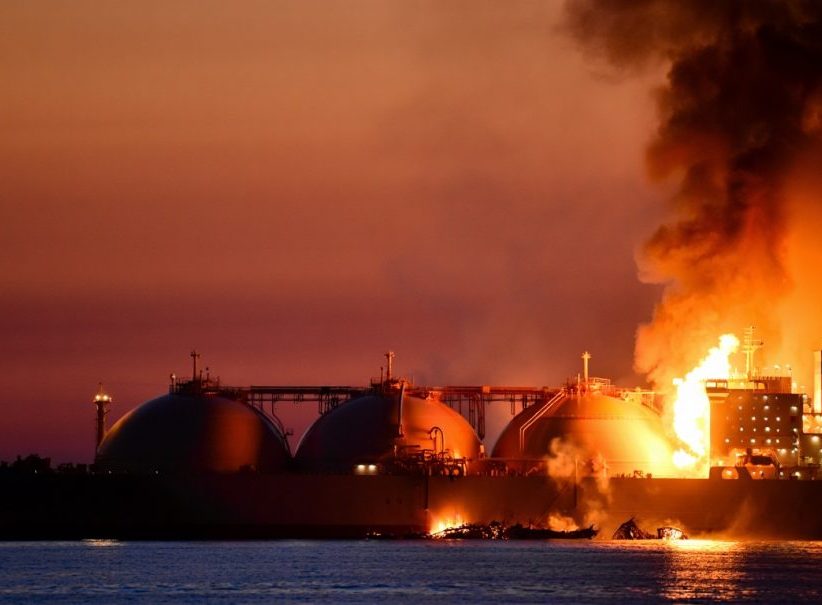 Дроны против российского газа: Arctic Metagaz загорелся между Мальтой и Ливией