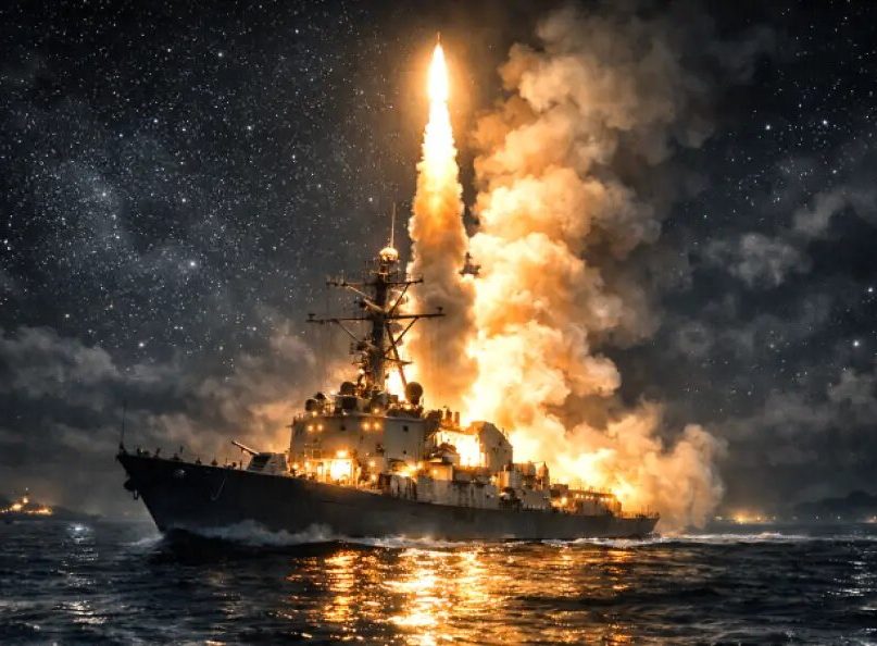 Удар по морской мощи США: иранские ракеты топят эсминец, а Британия рискует кораблём в Ормузском аду