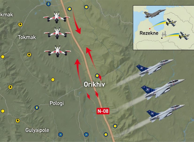 Самоуправство ВСУ достало всех: Н-08 в огне, Орехов ожил, дроны рухнули в Латвии и F-16 НАТО в небе