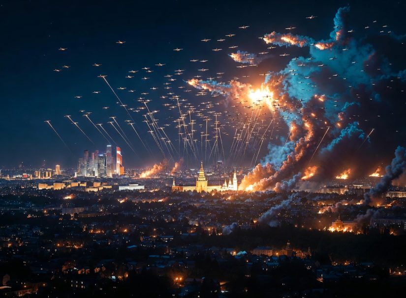 Москва под огнём 556 дронов: почему Киев в ужасе, Starlink летает по секретным спискам и «Вагнер» уже штурмует границу