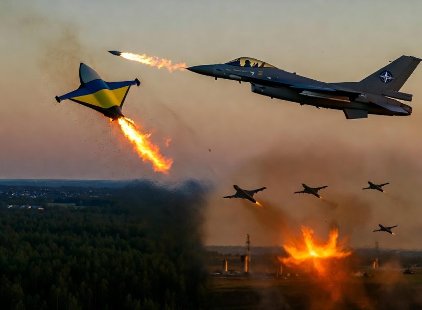«Рука Москвы» сбила украинский дрон над НАТО? Эстония требует объяснений, а российские «Герани» уже в деле