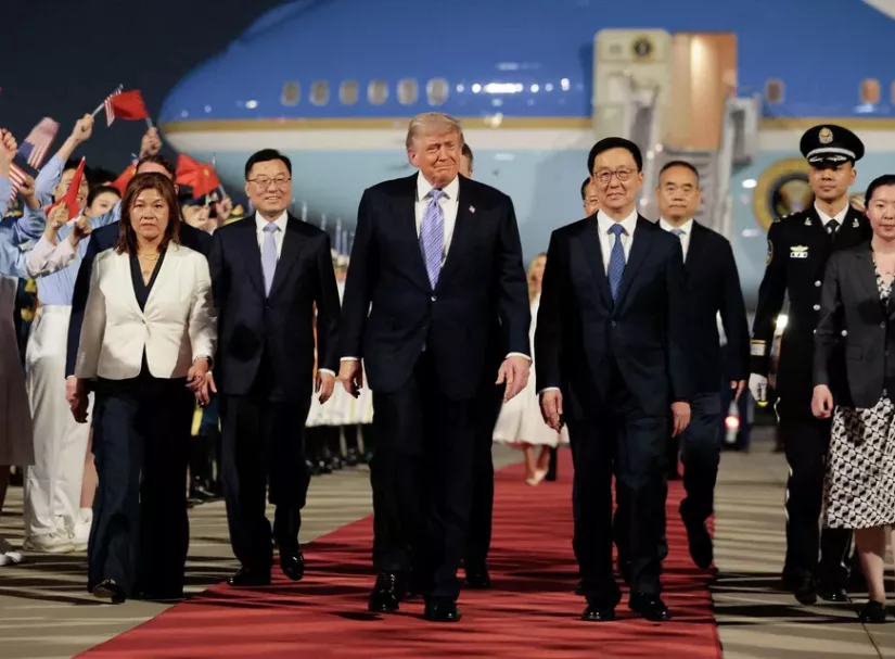 Почему китайцы дважды избили охрану Трампа за один день: толчки, падения и едва не сорванный визит — в отличие от Путина