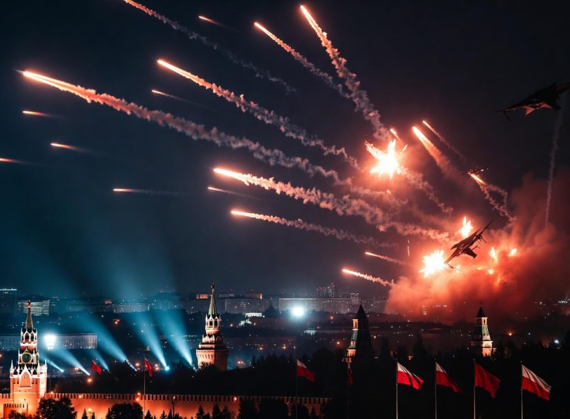 Ночная атака дронами на Москву 2 мая: ГУР ищет дыры в ПВО. Репетиция главного удара 9 мая — Киев раскрывает карты