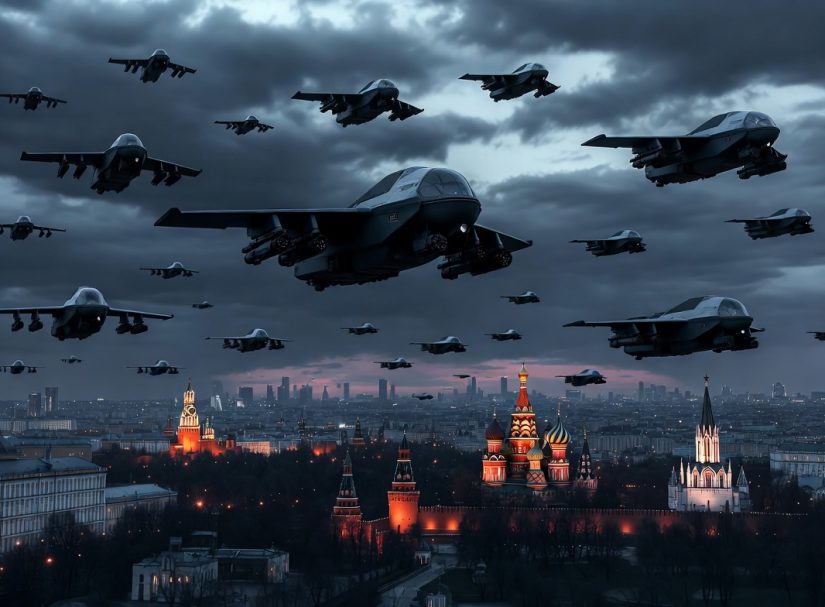 Килл-зона вместо зоны комфорта: дроны атакуют Москву, фронт застыл под их прицелом, а Огарков предупреждал об этом 50 лет назад