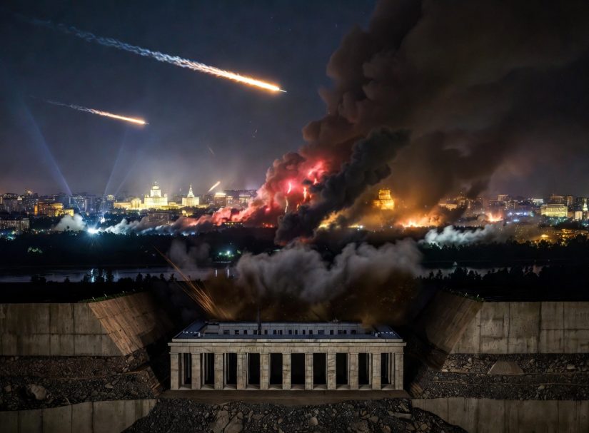 Сырский против Зеленского на фоне горящего Киева: «Цирконы» пробили самые защищенные объекты Украины