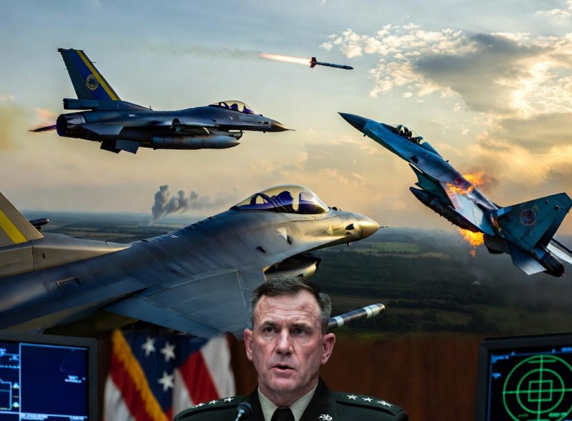 «Мы видели это своими глазами»: генерал Кейн раскрыл, как F-16 ВСУ уничтожил российский истребитель. Реальный сдвиг в воздушной войне