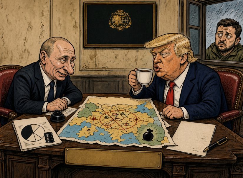 Путин и Трамп час говорили после визита Уиткоффа. Что они не сказали публике