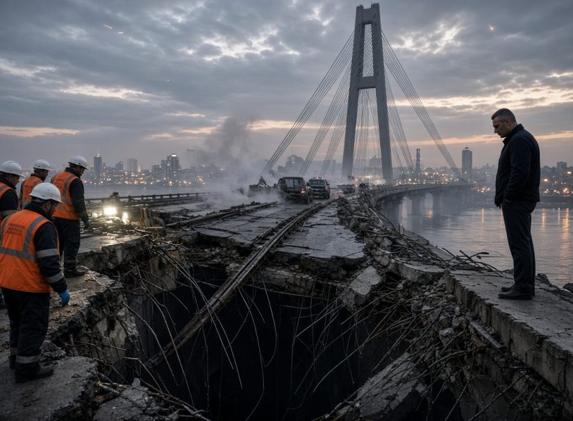 Удар по Южному мосту в Киеве назвали пристрелкой: теперь под угрозой остальные переправы через Днепр