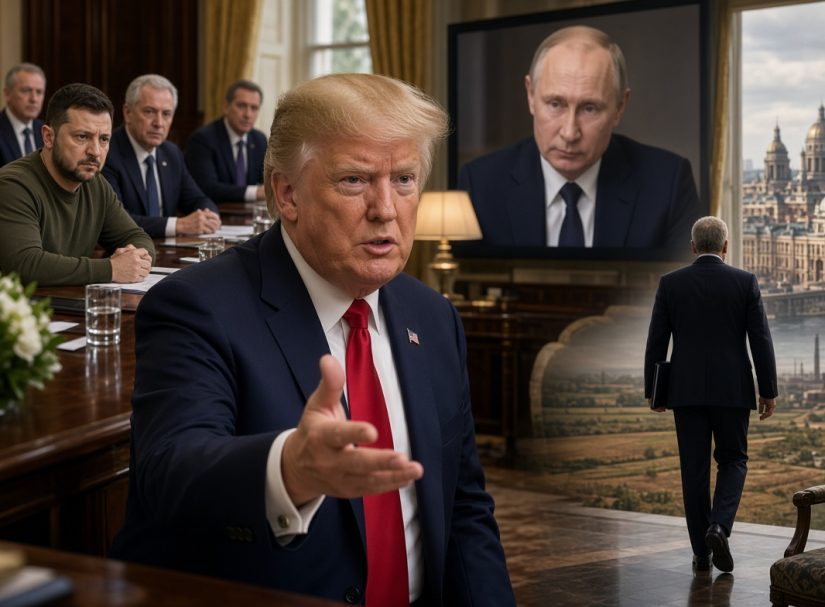 Трамп после Осло заявил, что встреча Путина и Зеленского для мира не обязательна
